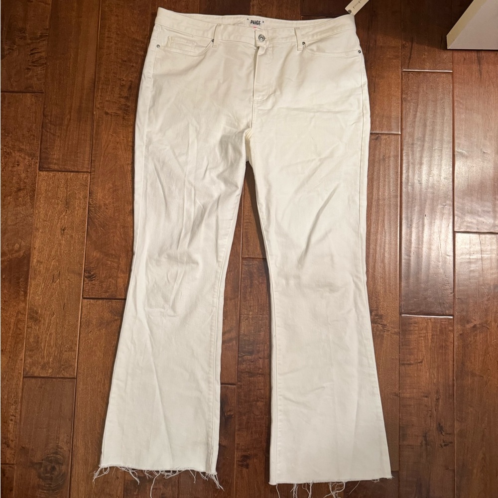 White paige jeans